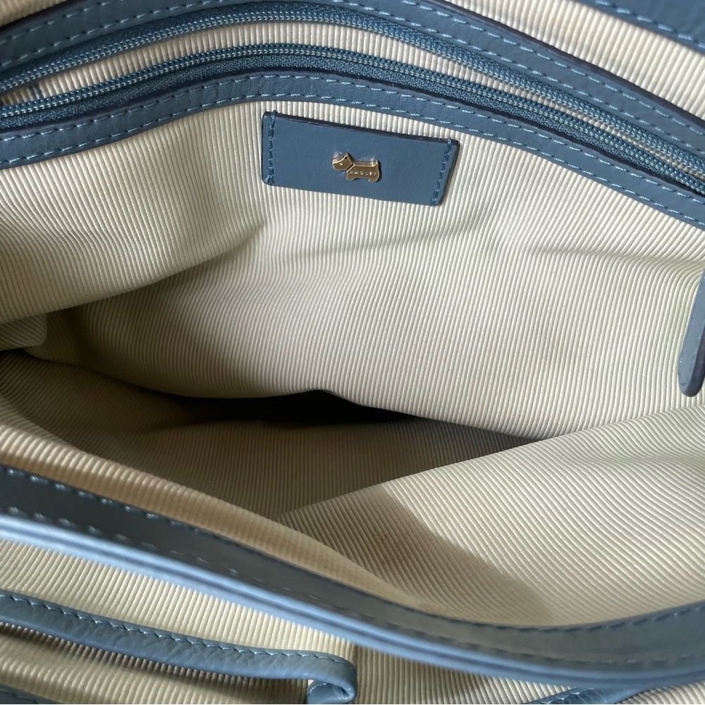 Radley London Blue Leather Handbag - Gem